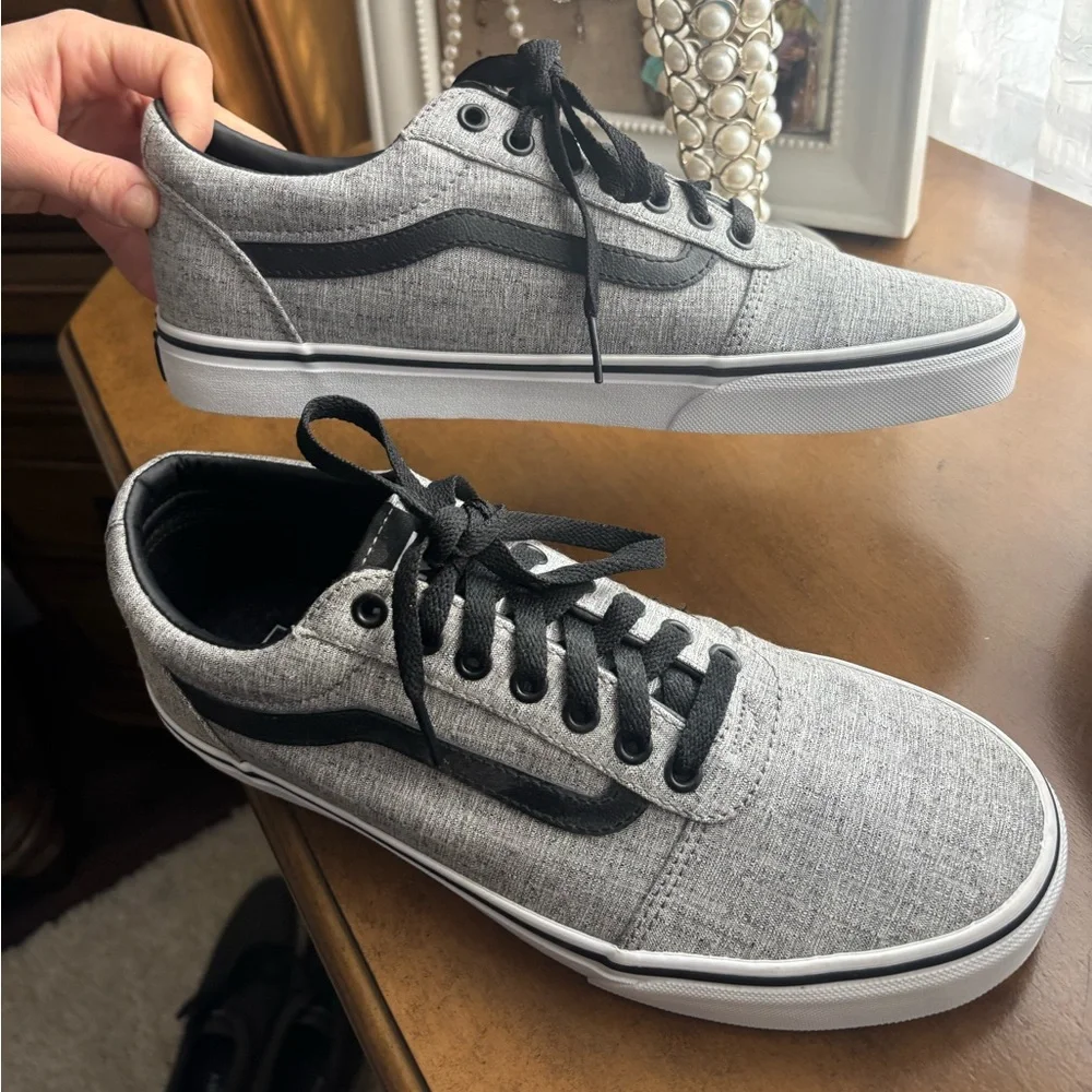 Vans Gray Canvas Men's sneakers - Picture 2 of 8